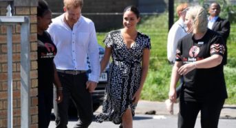 Prince Harry and Meghan begin tour of Africa