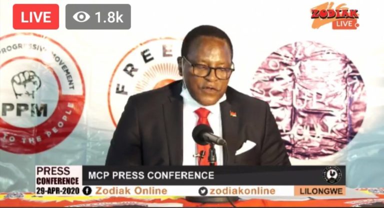 Chakwera accuses MEC ,NRB  DPP of running criminal syndicate to create ghost voters