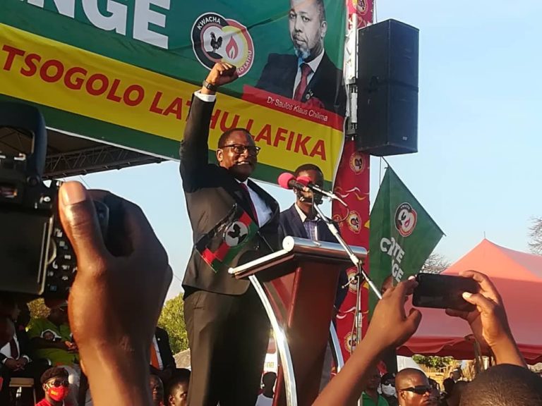 Chakwera in Mangochi as he declares God has answered Malawi prayers-Change unstoppable