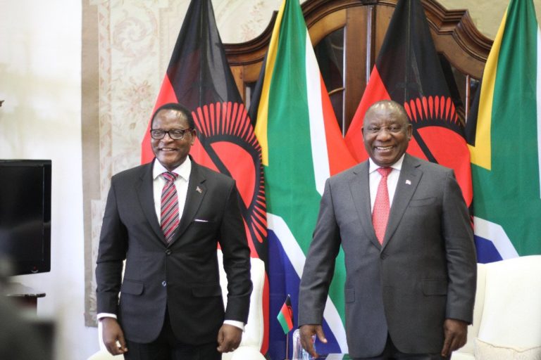 Malawi RSA Sign economic pact :Chakwera and Ramaphosa pledge to strengthen relationship