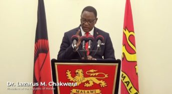 Chakwera calls for an end to sexual violence in Conflict Zones