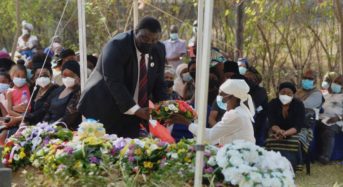 Aleke Banda’s widow funeral takes place- Ken Zikhale Ng’oma delegated to represent President Chakwera