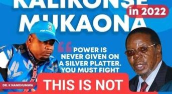 Peter Mutharika tells Nankhumwa to stop using late Bingu pictures on his campaign posters