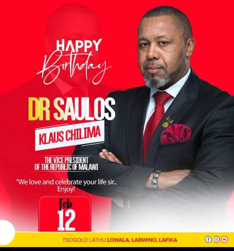 Malawians wish Chilima  happy birthday as he turns 49