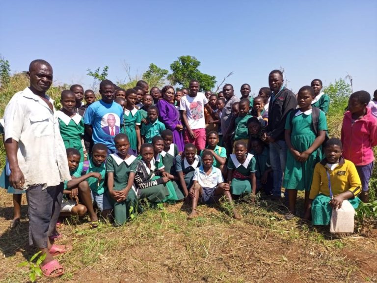 Athelete Shantel Dave repairs broken borehole at Mapereka Primary School in Mulanje