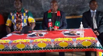 MCP Vice President assures people of TA Khonsolo of Government development commitment