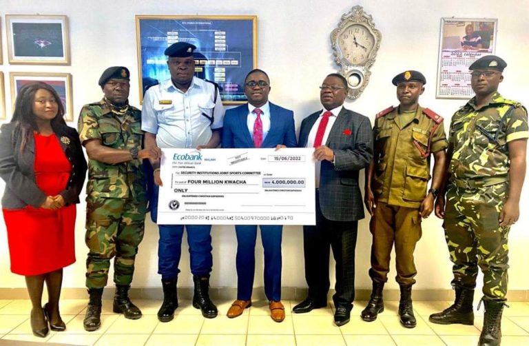 Bushiri’s ECG donates K4 millions for security agencies sports weekend