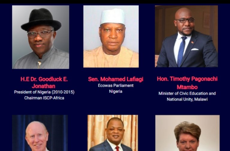 Mtambo joins Former Nigerian President Goodluck Jonathan, Lumumba for a conference on Peace and Conflict Resolutions