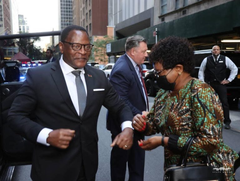 President Chakwera arrives in New York for UNGA