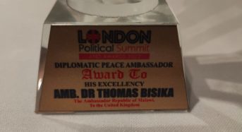 London Political Summit 2022 honours Malawian leaders Among Others  as Trade for Peace takes centre stage