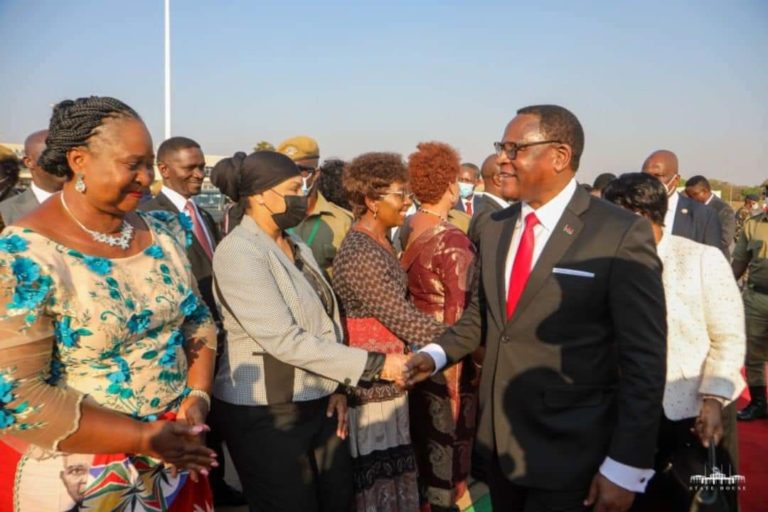 President Chakwera back home from UNGA Trip