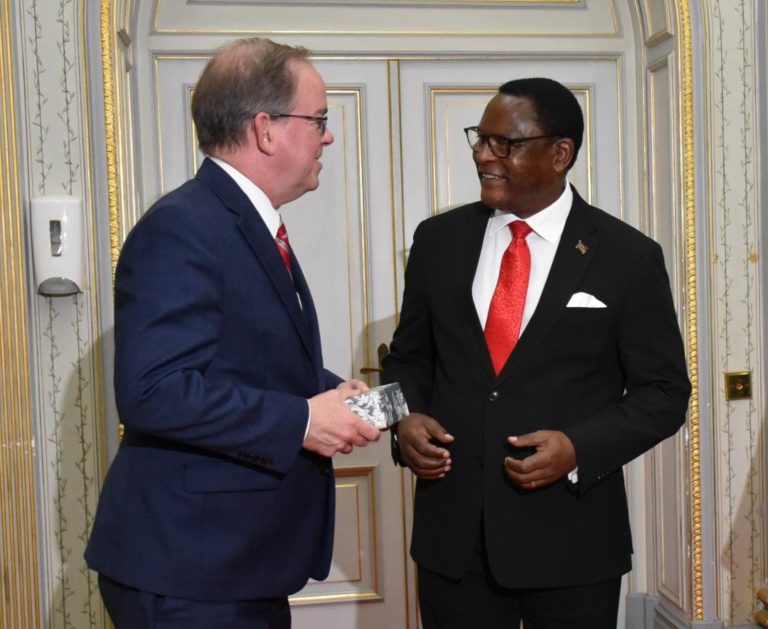 US embassy commends Chakwera’s commitment in the fight against corruption
