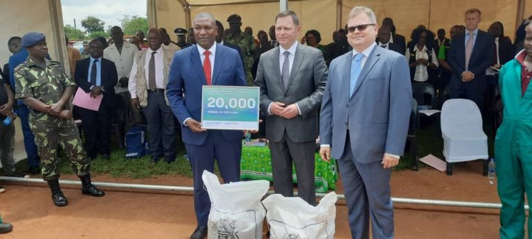 Malawi Govt receives 20,000 metric tonnes of fertilizer from Russia<br>