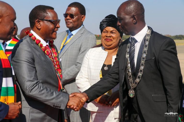 Chakwera arrives in  Zimbabwe for 6th Transform Africa Summit