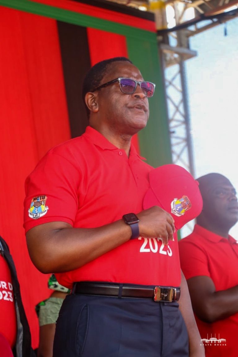 Chakwera says natural disasters are a pain on Malawi
