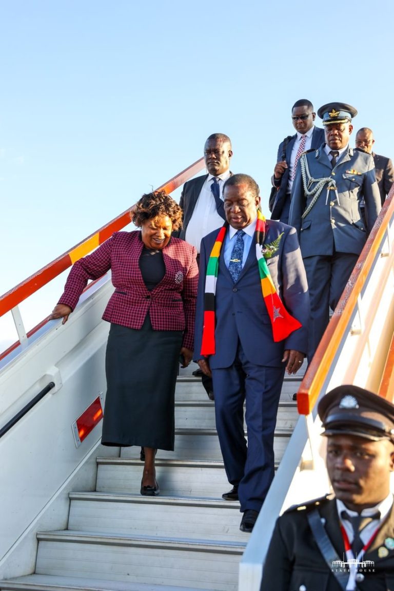 Zimbabwe President jets in the country for bilateral  talks