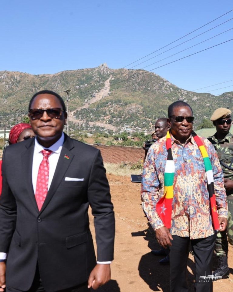 Chakwera, Mnangagwa tour Tropical Cyclone Freddy affected areas<br>