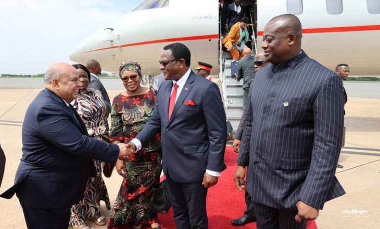 Chakwera ready to represent Malawi interests as he arrives in Ghana for AFREXIMBANK Indaba