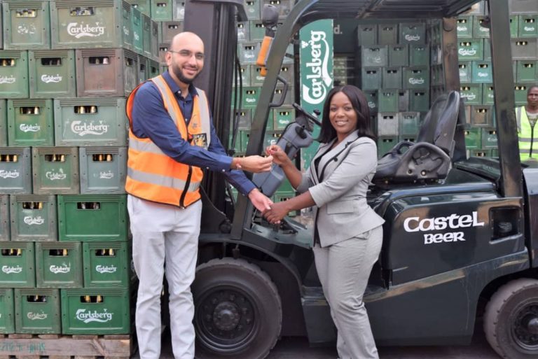Castel gives forklift to distributor