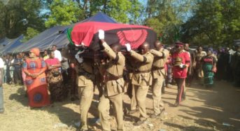 Late Clement Khembo laid to rest under military honor