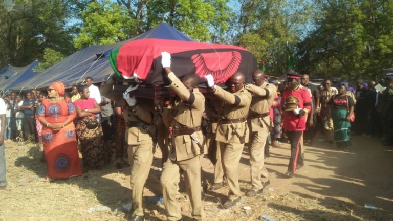 Late Clement Khembo laid to rest under military honor