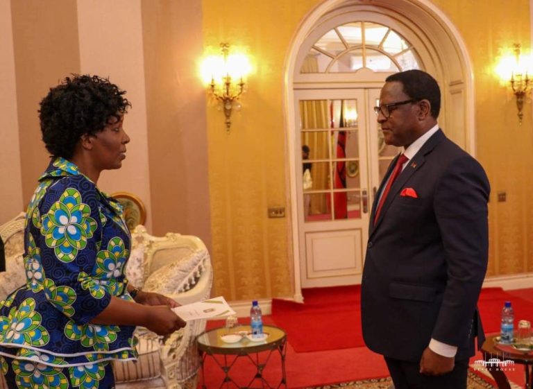 President Chakwera receive Letters of Credence from Tanzania High Commissioner