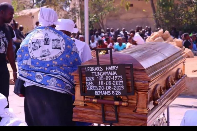 Parliament chief research officer Leonard Tilingamawa laid to rest