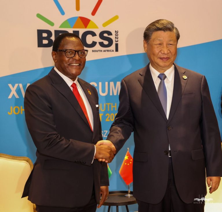 Chakwera hails Xi Jinping for supporting Tigwirane Manja