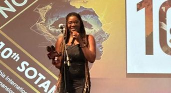 Malawian Actress ‘Mwai Simbota’ wins an award in Zambia