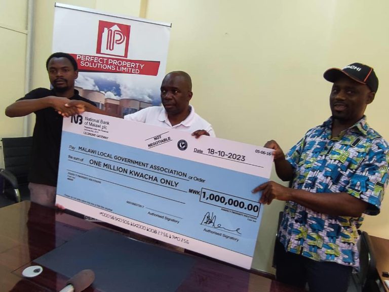 Perfect Property solutions Ltd a real friend in time of need donates K1Mn to MALGA