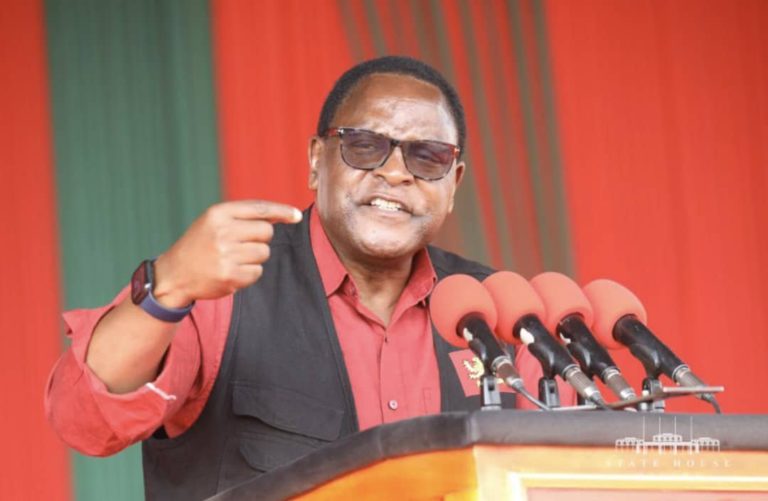 Chakwera calls people of Lilongwe Msozi to support  Govt transformative agenda