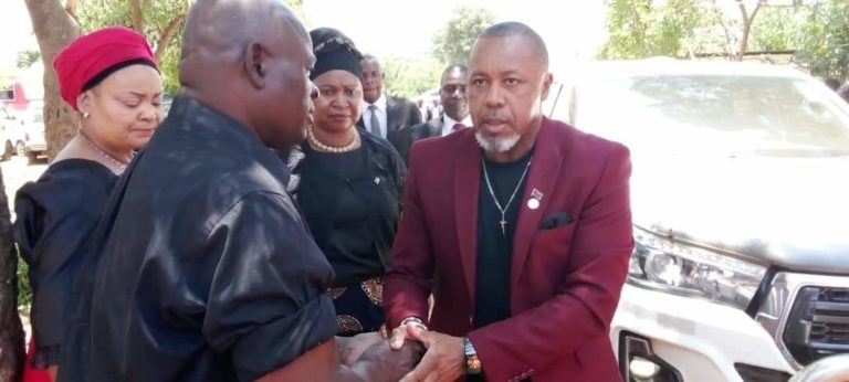 Chilima mourns his cousin as he attends funeral in Lilongwe