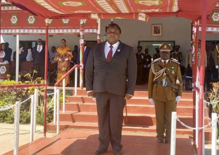 Min Dr Zikhale Ng’oma challenges the newly recruited prison warders to adhere to professionalism