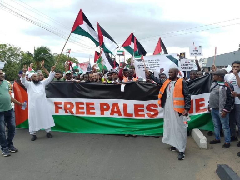 FDRD holds peaceful march in solidarity with the victims of the war in Gaza