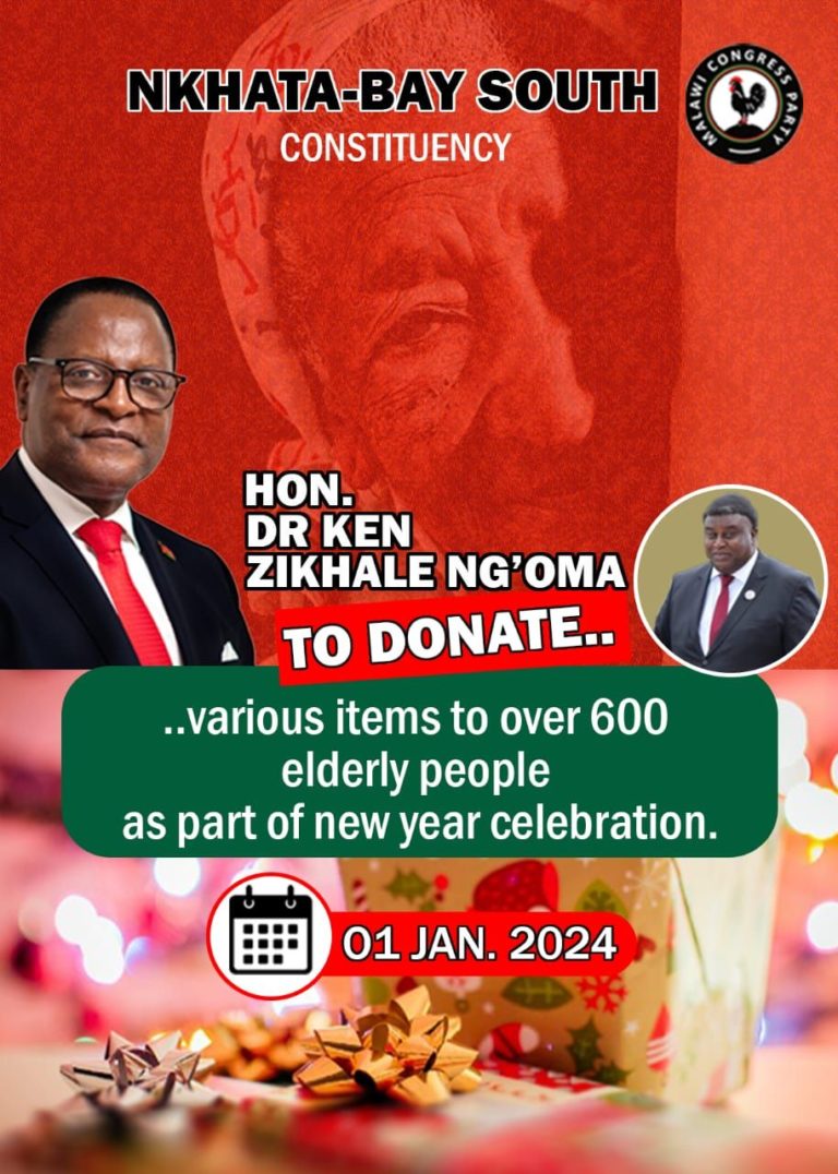 Man of the People KenZikhale Ng’oma on it again- donates to the elderly as part of new year initiative