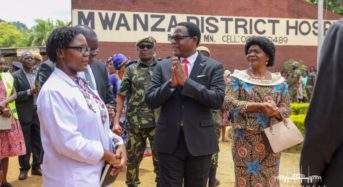 President Chakwera visits developmental projects in Mwanza
