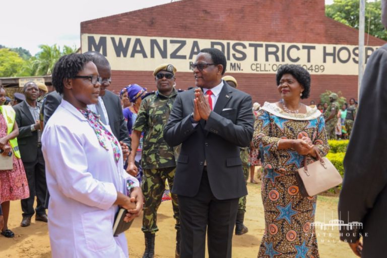 President Chakwera visits developmental projects in Mwanza