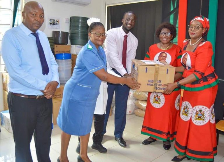 First Lady’s charity donates to patients at QECH