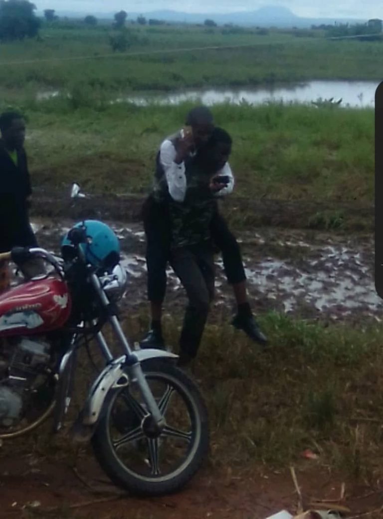 Councillor accused of Forcing flood victim to carry him on the back