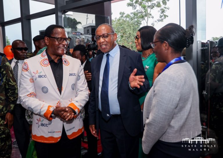 Chakwera hails Mpinganjira for the construction of a cancer centre in Malawi