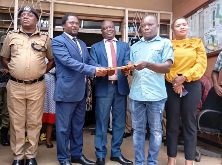 Concerned Israel trip applicants present their petition to Lilongwe DC office