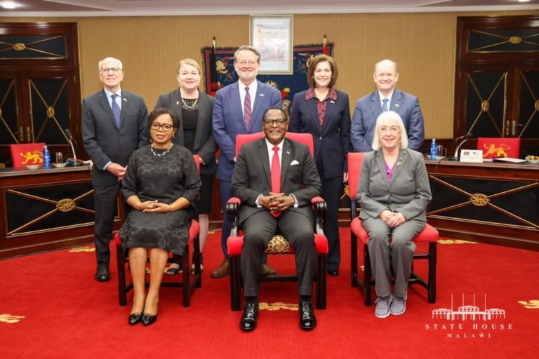𝐂hakwera hails strong bilateral relations with United States as he hosts visiting Senators