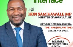 Minister of Agriculture to Engage Malawi Diaspora this Saturday