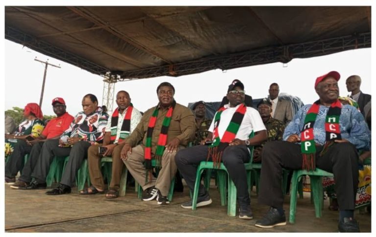 Zikhale,Kunkuyu,Mkaka storm Karonga to drum support for MCP ahead of polls