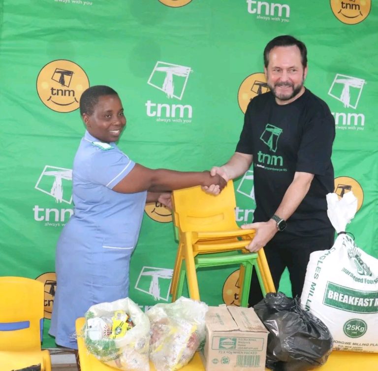 TNM employees donate to children’s cancer ward at QECH