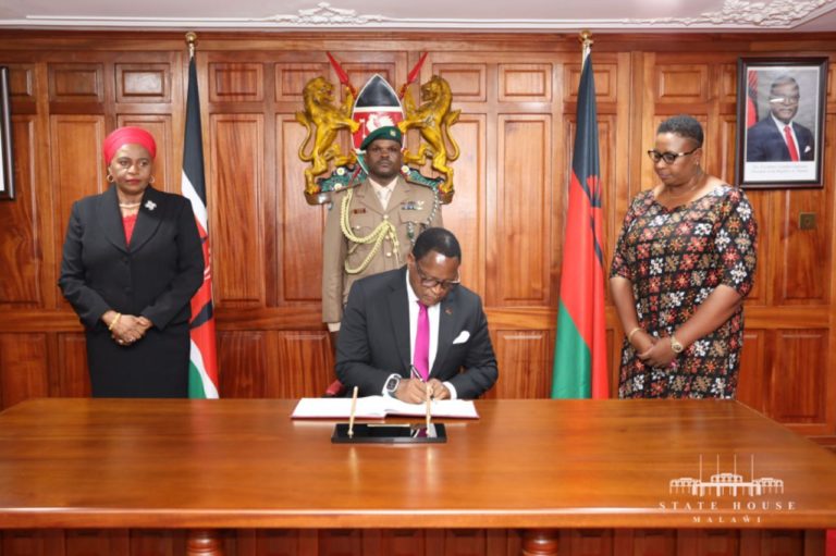 President Chakwera attending IDA Africa Heads of State Summit in Nairobi, Kenya