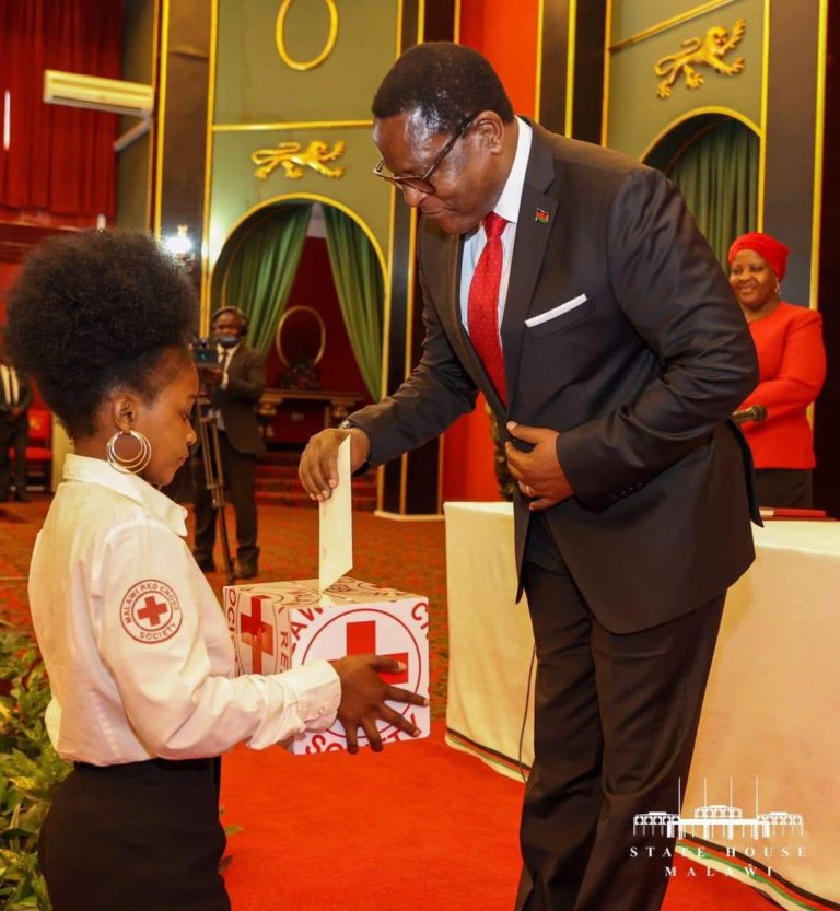 Chakwera launches the 2024 Malawi Red Cross Society Flag Week