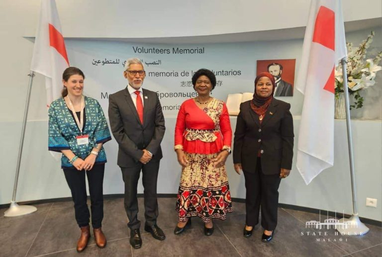 Monica Chakwera thankful for Red Cross work in Malawi