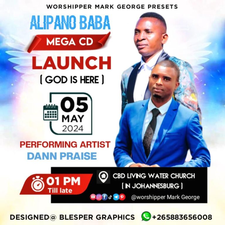 Malawian Gospel Artist to Launch New Album in South Africa