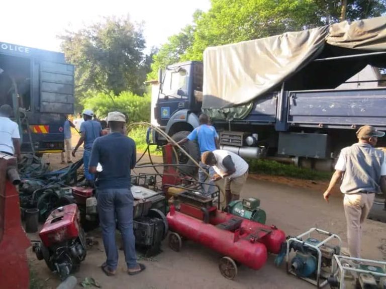 Police in Zomba confiscate mining machines